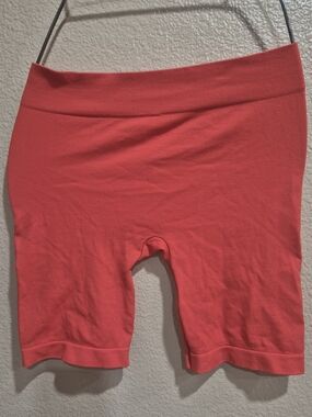 Intimateli By Free People Coral Pink Biker Shorts